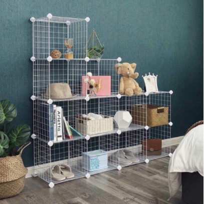 Rak serbaguna DIY - panel DIY - rak buku - rak pakaian - rak besi DIY