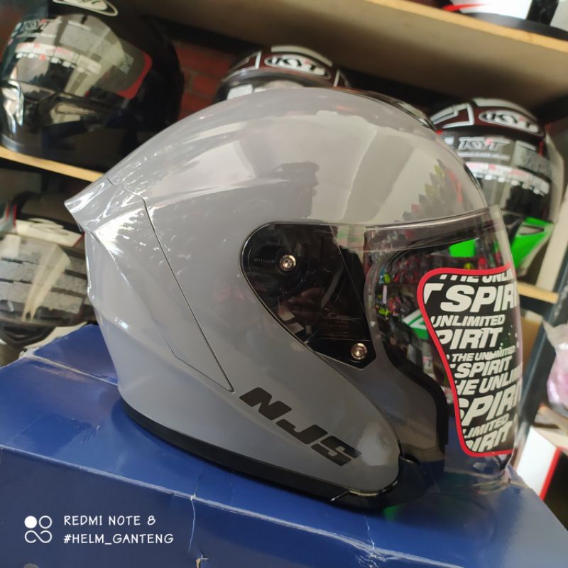 HELM NJS KAIROZ SOLID STONE GREY ABU ABU HALLFACE