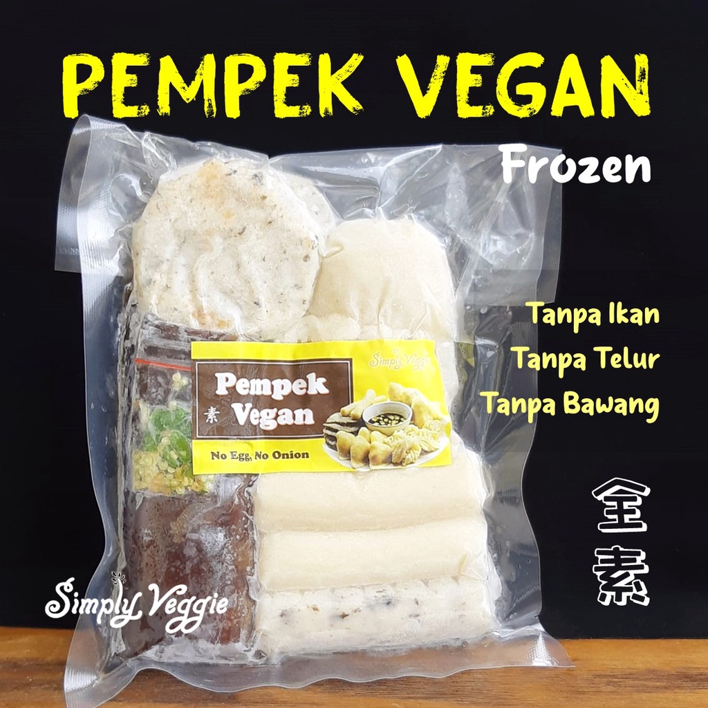 

Vegan Pempek Vegetarian Frozen / Pempek DOS Vegan Tanpa Telur