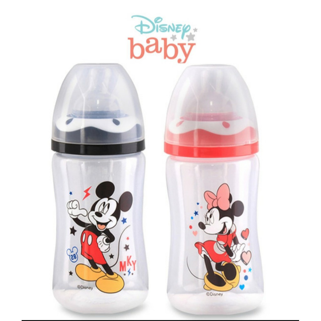 Botol Susu Wideneck Newborn Baby Bottle Disney Baby Bunny 125ml Wide neck 250ml Mickey Minnie