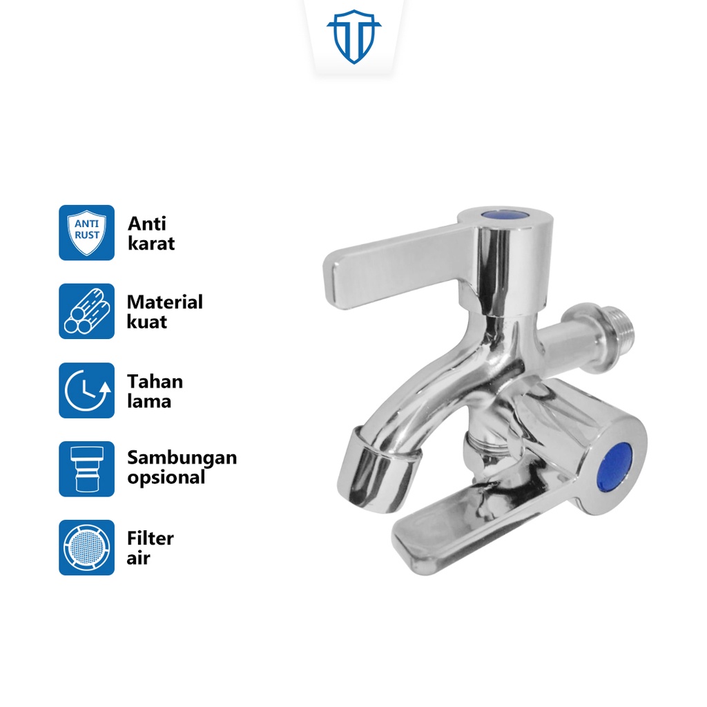Kran Mesin Cuci/Kran Cabang/Kran Shower/Kran Air Cabang/Keran Tembok-Kran Mesin Cuci/Kran Cabang