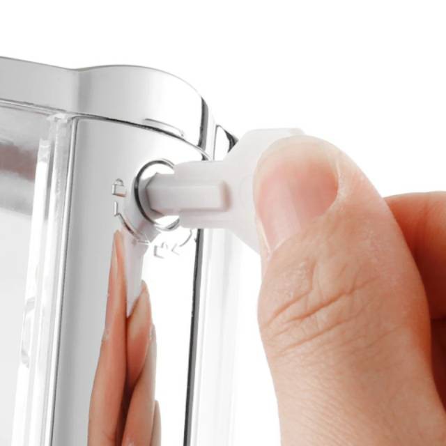 DISPENSER TEMPAT SABUN CAIR SINGLE WITH KEY LOCK - SINGLE DAN DOUBLE TOUCH SOAP