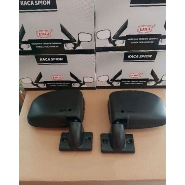 kaca spion isuzu panther 2,3/2,5 panther pick up warna hitam satu set