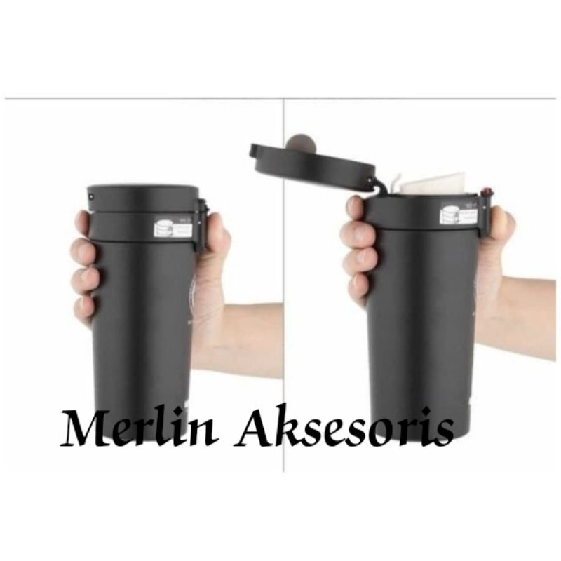 Termos kopi/ Travel Mug Coffee Tahan Air panas Dan Dingin Coffee Cup B46 Staniless  Stell