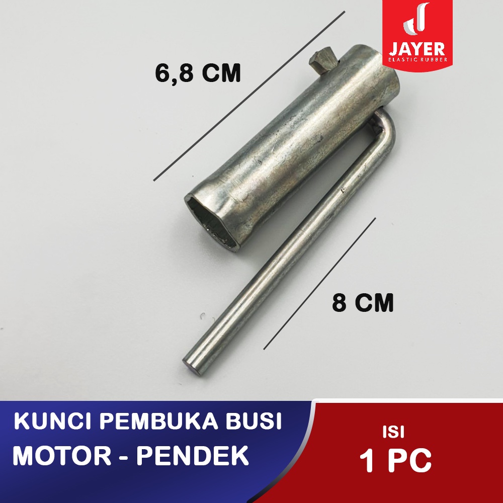 Kunci Busi motor Motor Bebek Metik yamaha Honda Universal Pendek