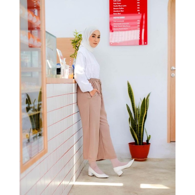 PAKAIAN WANITA - ARSY PANTS - CELANA WANITA - AIRFLOW - CELANA BAHAN - PAKAIAN TERLARIS