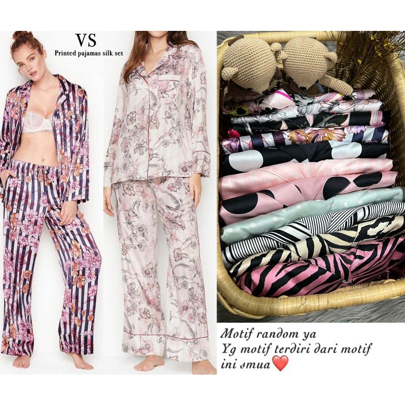 Vs** long pajamas set/Baca noted sebelum beli ya