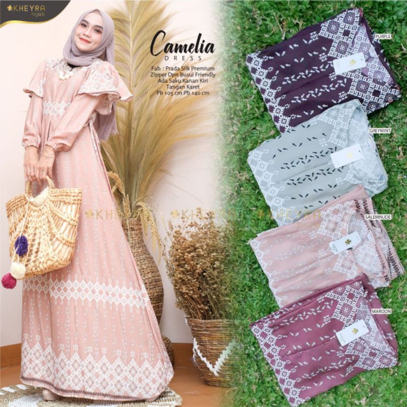 Camelia dress Camelia Silk Gamis prada silk