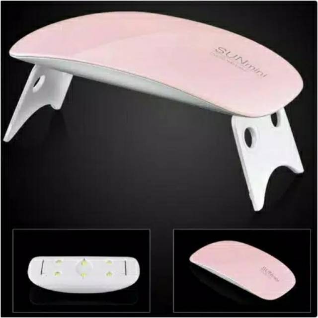 Lampu LED UV Mini 6W Portabel Nail Dryer Untuk Pengering Kutek Gel Dengan Display Uv lamp best seller