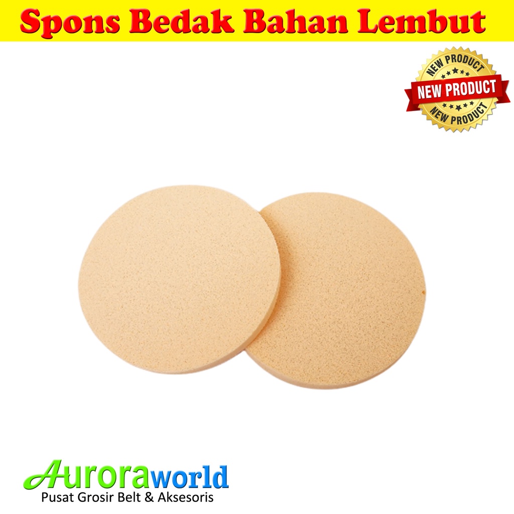 Sponge bedak spon bedak bulat powder puff
