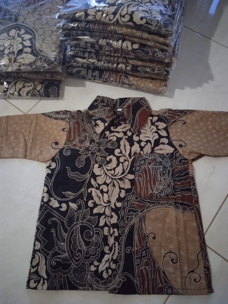 Baju Batik Pria Slimfit Big Size M L Xl Xxl Atasan Kemeja Batik Lengan Panjang