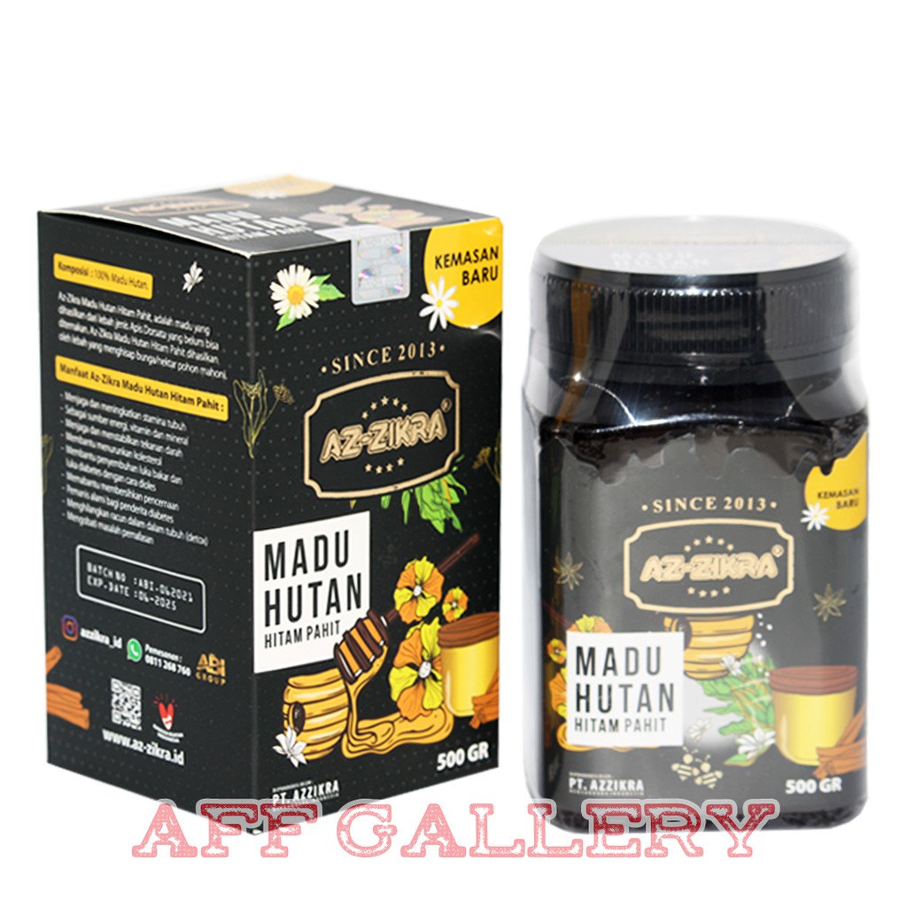 

Madu Az-Zikra Hutan Pahit | Zikra Pahit HUTAN 500 gr Kemasan Baru