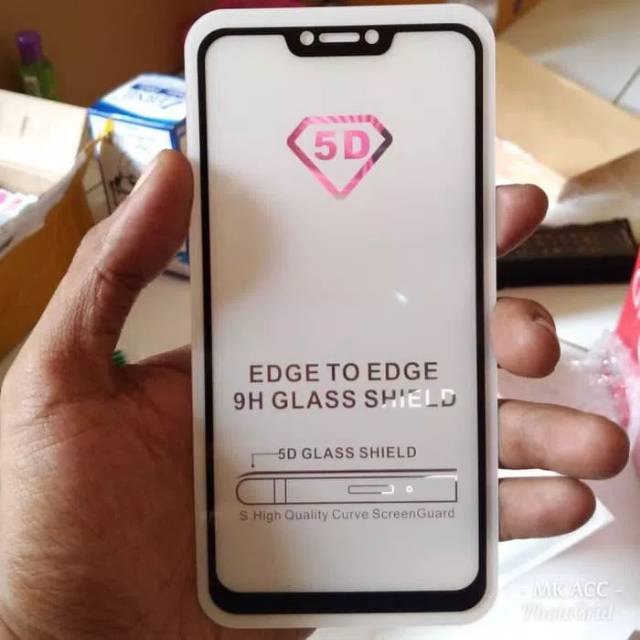 Tempered glass asus zenfone 5 5z 2018 Full lem screen guard anti gores kaca
