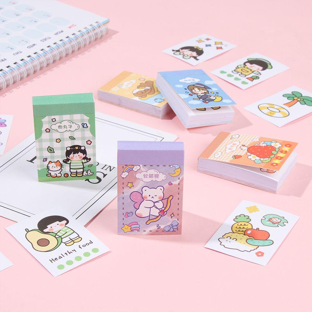 R-flower Sticky Notes Stiker Planner Sekolah Notebook Kawaii Alat Tulis Bookmark