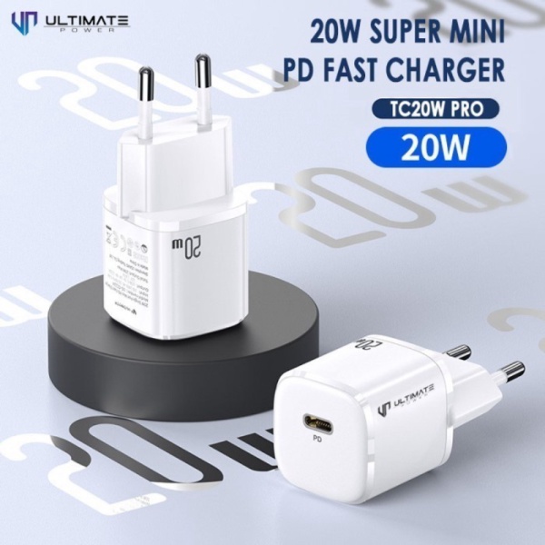 Berkualitas 20W Promo Charger 13 Charging - iPhone PD Ultimate Mini Kepala Pro Fast Putih Max