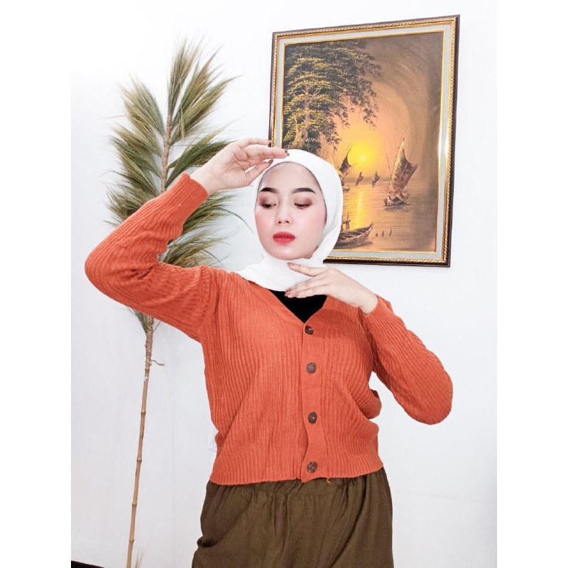 KARDIGAN RAJUT/ BAJU RAJUT KANCING/ KARDIGAN RAJUT MURAH/ BAJU RAJUT MODEL SEKARANG/ RAJUT OOTD