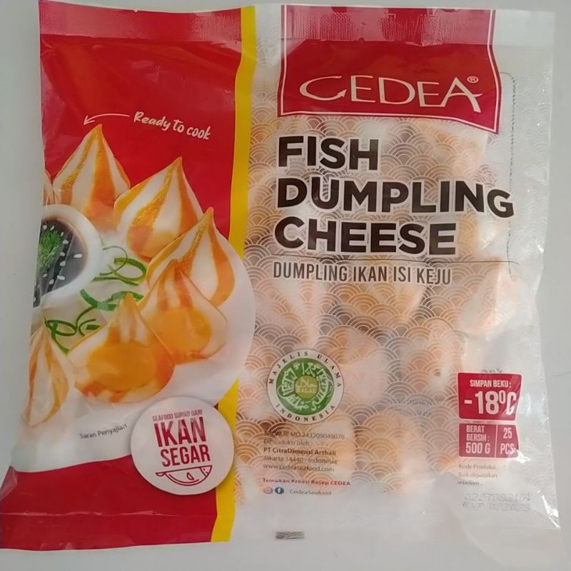 

CEDEA FISH DUMPLING CHEESE 500 GRAM - TASYA KITCHEN