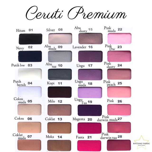 Bahan Kain Ceruti Ceruty Baby doll Premium 1/2 meter-2
