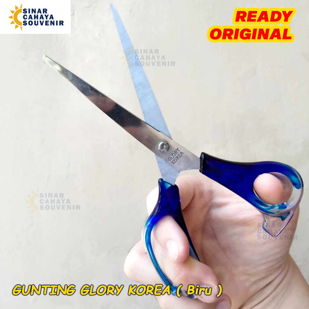 

Gunting Glory Biru 8 Inch Korea Alat Tulis Kantor Stationery Murah Gunting Pemotong Kertas Berkualitas Murah Meriah