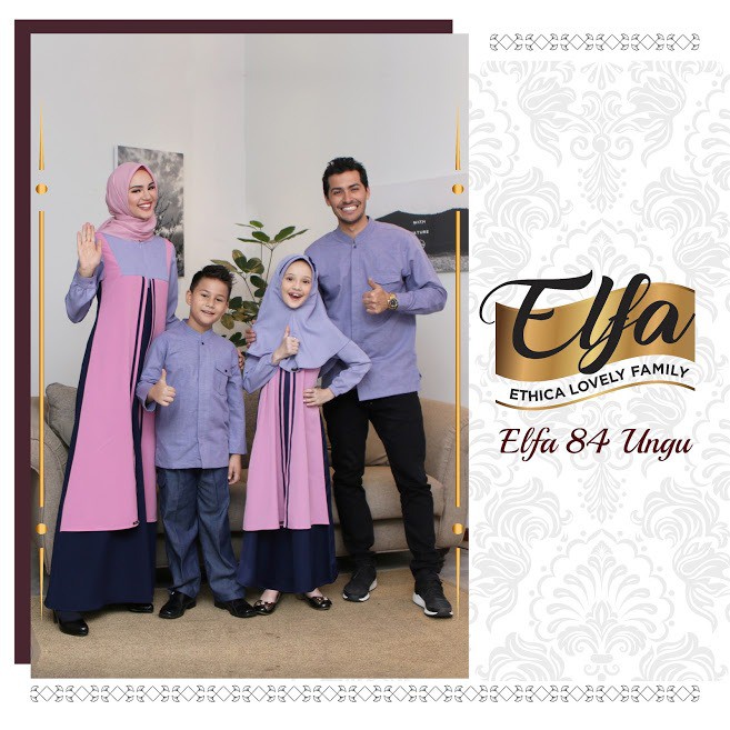 Sarimbit Elfa 84 Ungu by Ethica