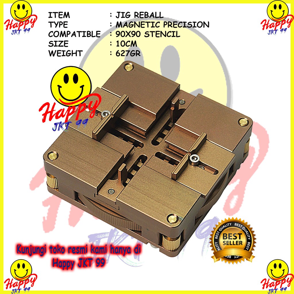 [ HAPPY JKT 99 ] REBALLING STATION JIG HONTON R90 GOLD PS3 MAGNET 90X90 80X80 ORIGINAL