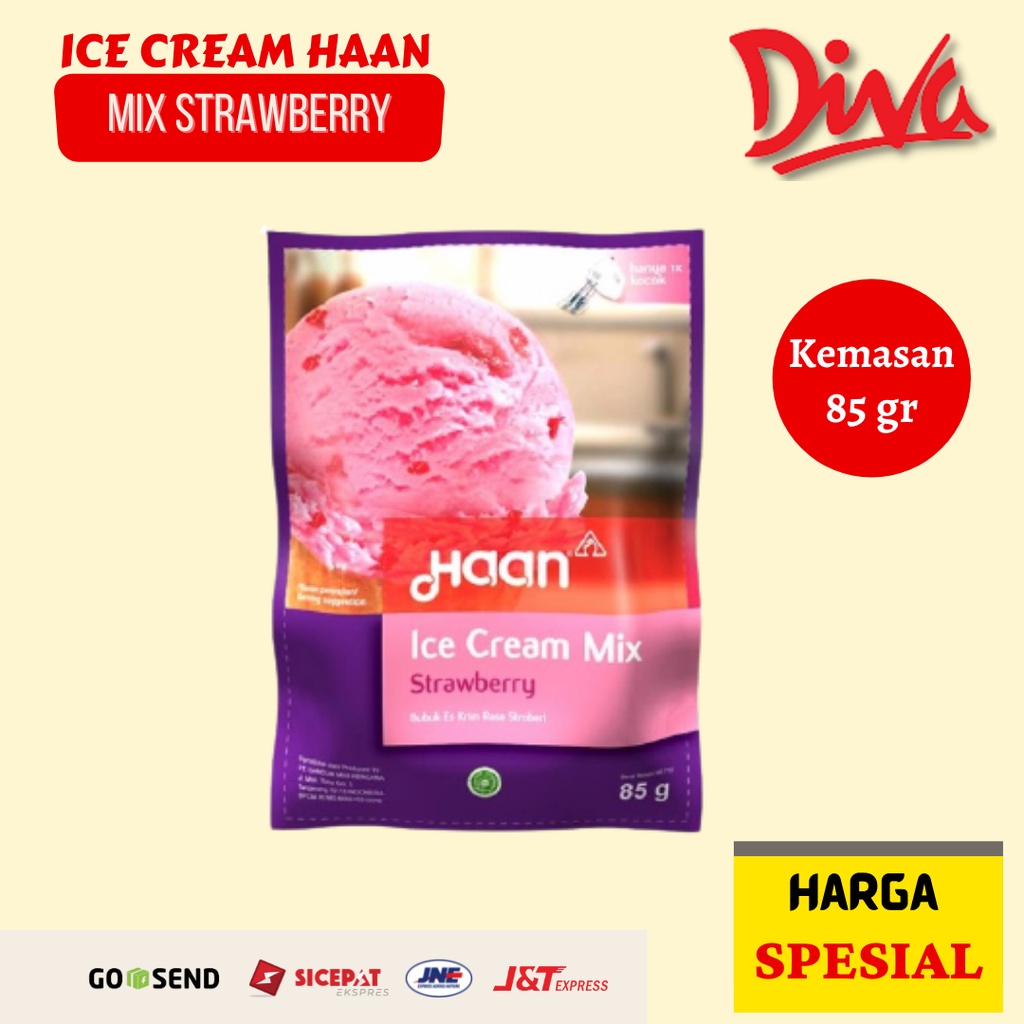 

[85gr] HAAN Ice cream mix Strawberry / Haan ice cream Strawberry