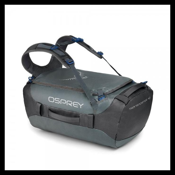 Tas Duffle Osprey Transporter 40 / Tas Travel Backpack Osprey Original - Pointbreak Grey