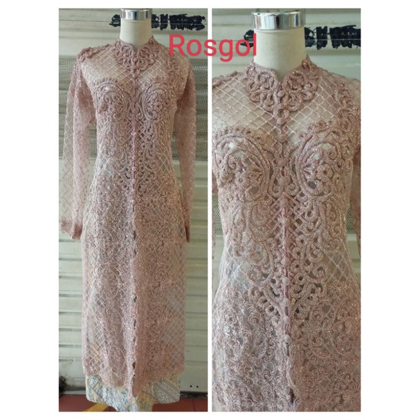 kebaya ibu besan pul Payet tile kotak cantik