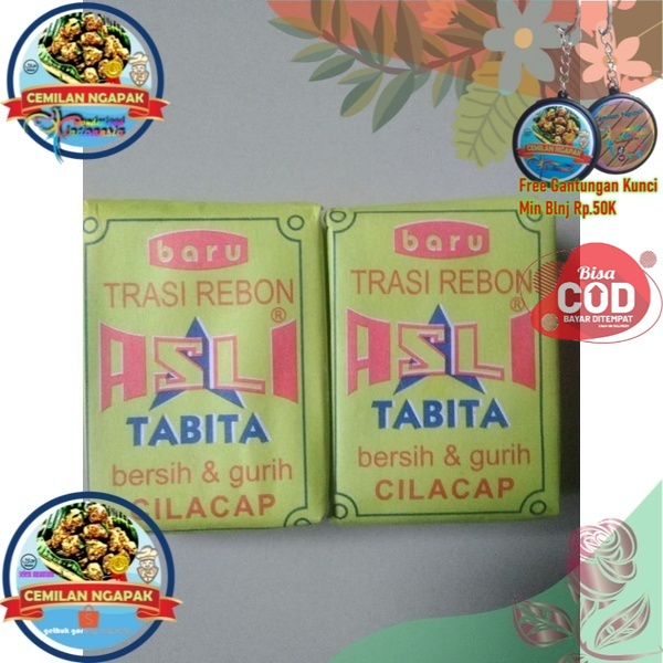 

Trasi Rebon Asli TABITA PACK ISI 6 PCS - TERASI TABITA ASLI CILACAP WonderFood Indonesia