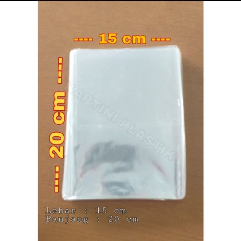

Plastik OPP Tanpa Lem Ukuran 15x20