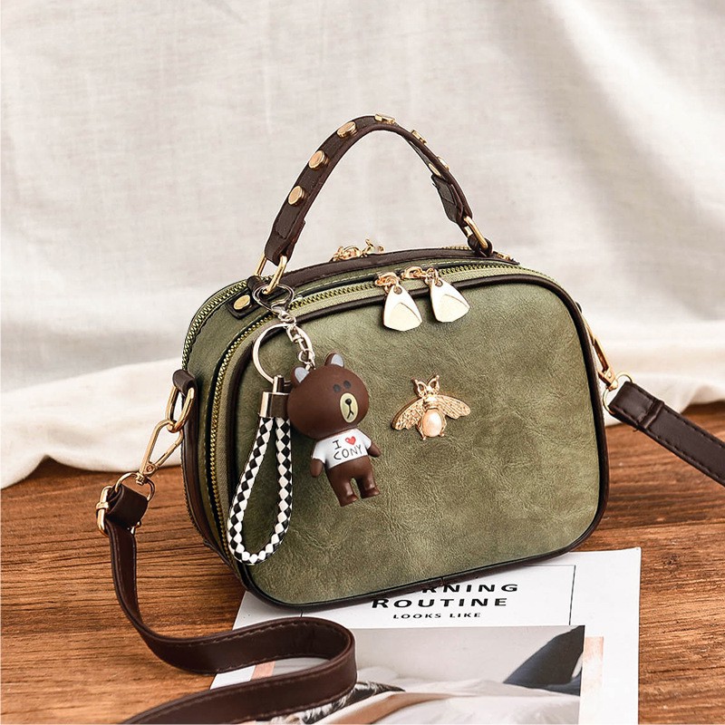 [COD] LB - Hand bag fashion import free gantungan lucu / Tas import murah 239