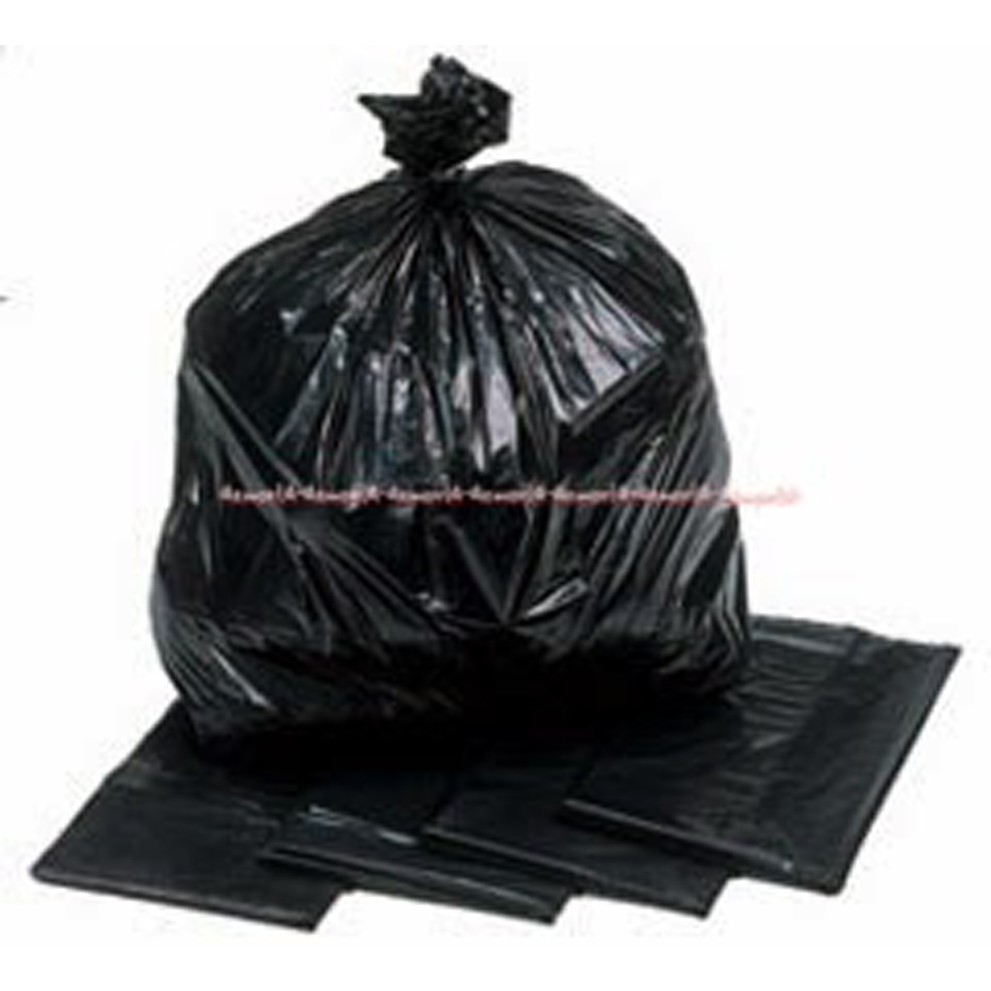 Klin Pak Kantong Sampah Besar 8pcs Plastik Sampah Hitam Ukuran Besar 80cmx100cm Klinpak Klinpack Black large Garbage Trash Bags Plastic Bag