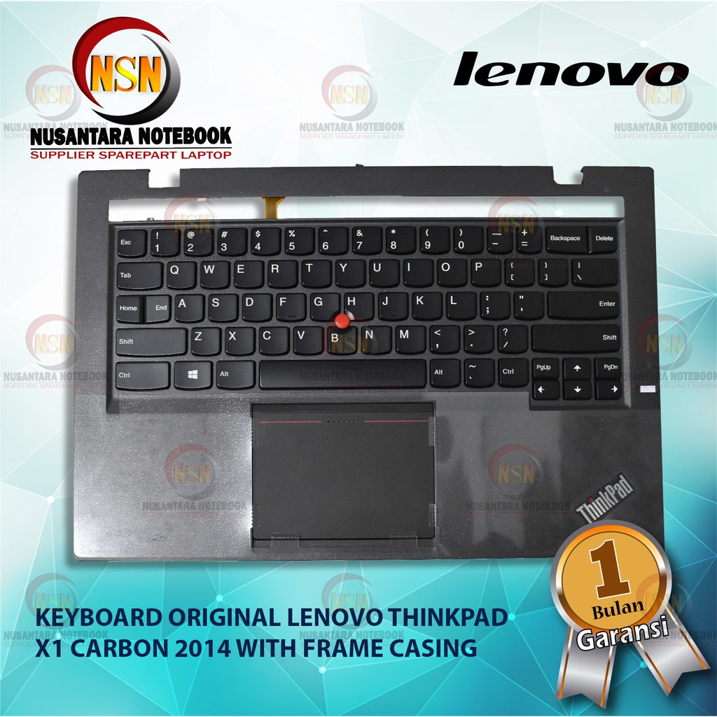 Keyboard Original Lenovo ThinkPad X1 CARBON 2014 With Frame Casing