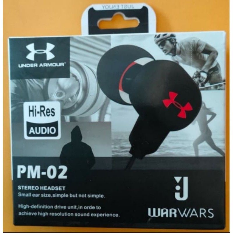 Handsfree Headset UBL PM-02 Earphone UBL Super Bass.