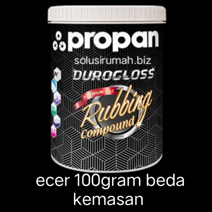 ecer 100g propan kompon compound rubbing mobil baret rubbing pengkilap - Putih