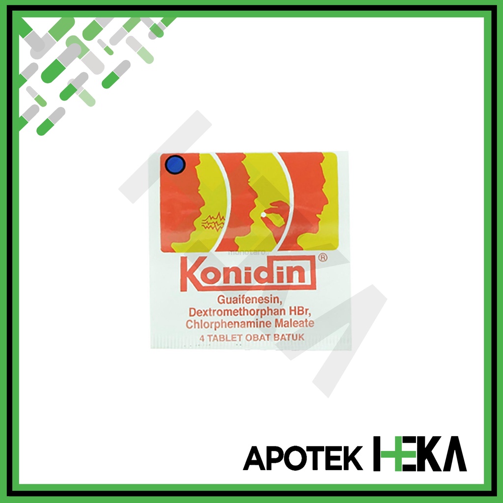 Konidin Tablet Obat Batuk Strip isi 4 (SEMARANG)