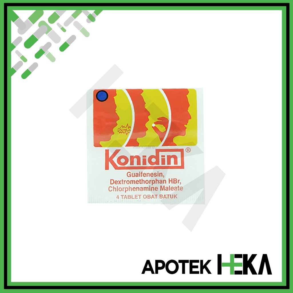 Konidin Tablet Obat Batuk Strip isi 4 (SEMARANG)