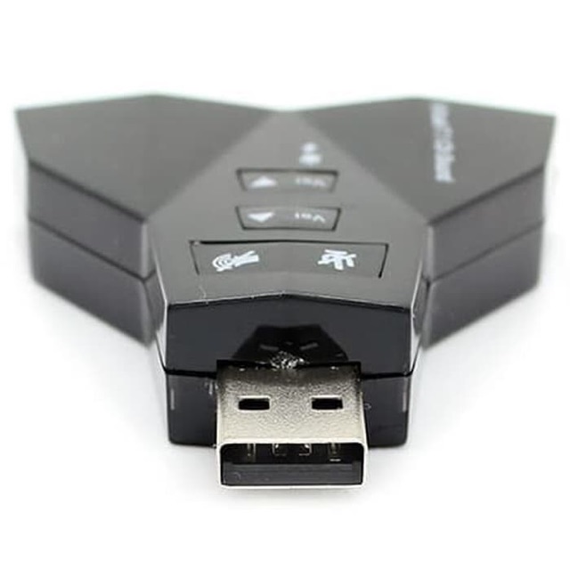 Usb Sound Card Adapter 7.1 Channel  Double Mic &amp; Audio