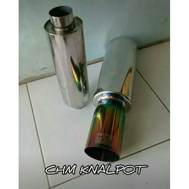 KNALPOT MOBIL HKS DAN RESONATOR untuk jazz, ayla, avanza dll