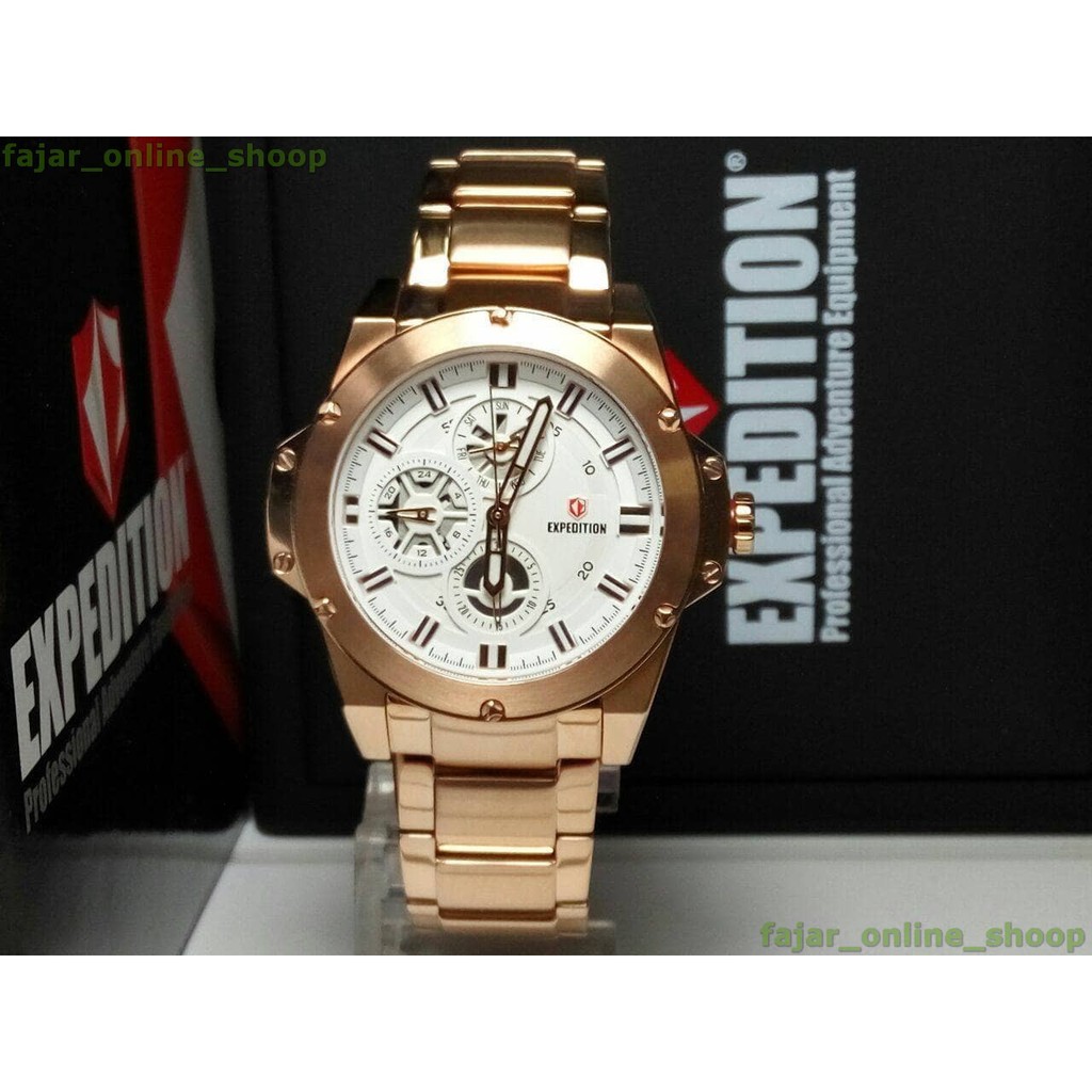 Jam Expedition E 6696B Rose Gold Original