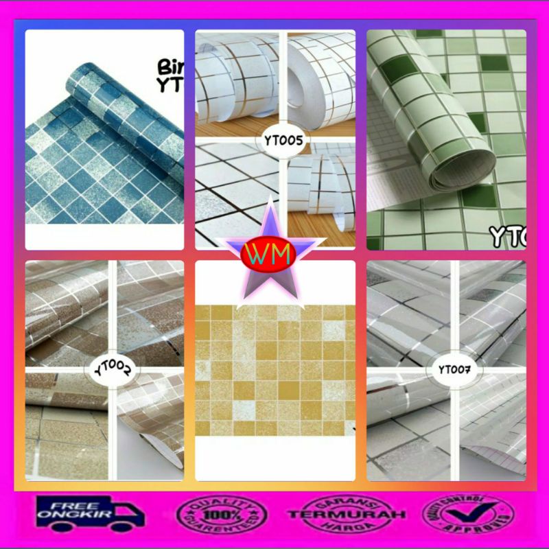 Wallpaper Stiker dinding  Dapur / Wallpaper Dapur dinding Murah