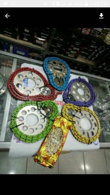 Gear sss 415set jupiter z jupiter mx new old rxking vega f1zr mx135 vega zr yamaha dll rantai warna