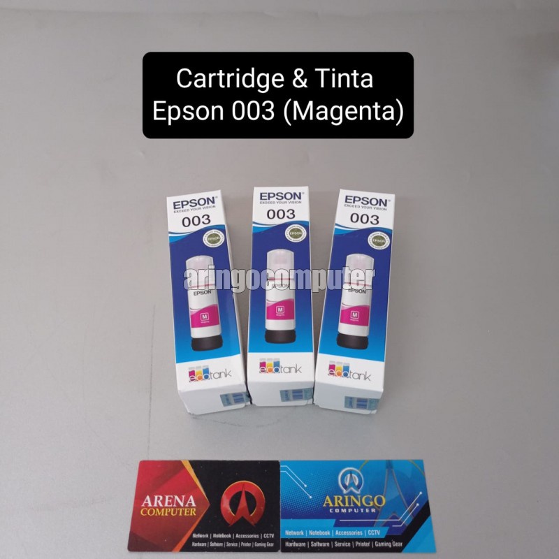 Cartridge &amp; Tinta Epson 003 (Magenta)