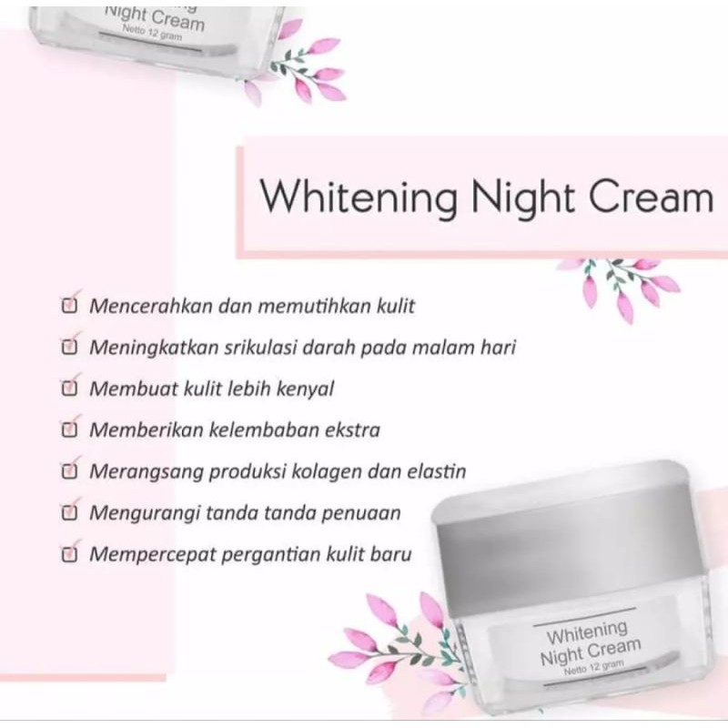 whitening night cream MS GLOW