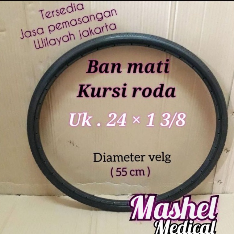 ban mati kursi roda uk 24 x 1 3/8