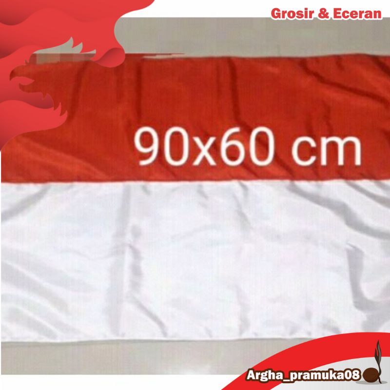 Bendera MP Merah Putih uk 60 x 90 Bijian