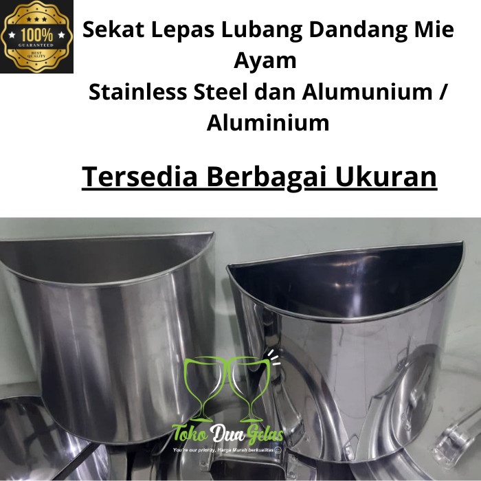 Sekat Lepas Anakan Lubang Dandang Mie Ayam Pangsit Yamin Buleng Tong Pangsit Mie Ayam Yamin Stainles