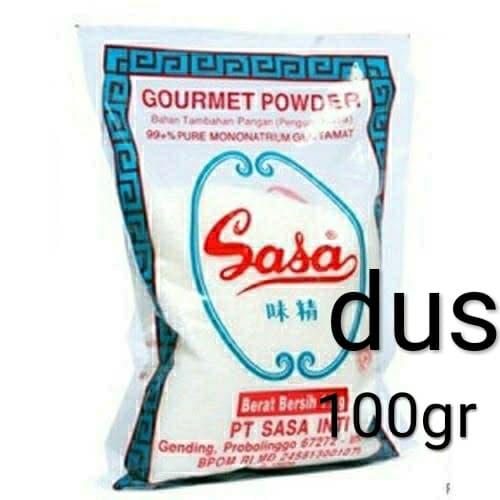 

PRODUK TERBAIK - PENYEDAP RASA SASA 100GR PER DUS (120BKS)