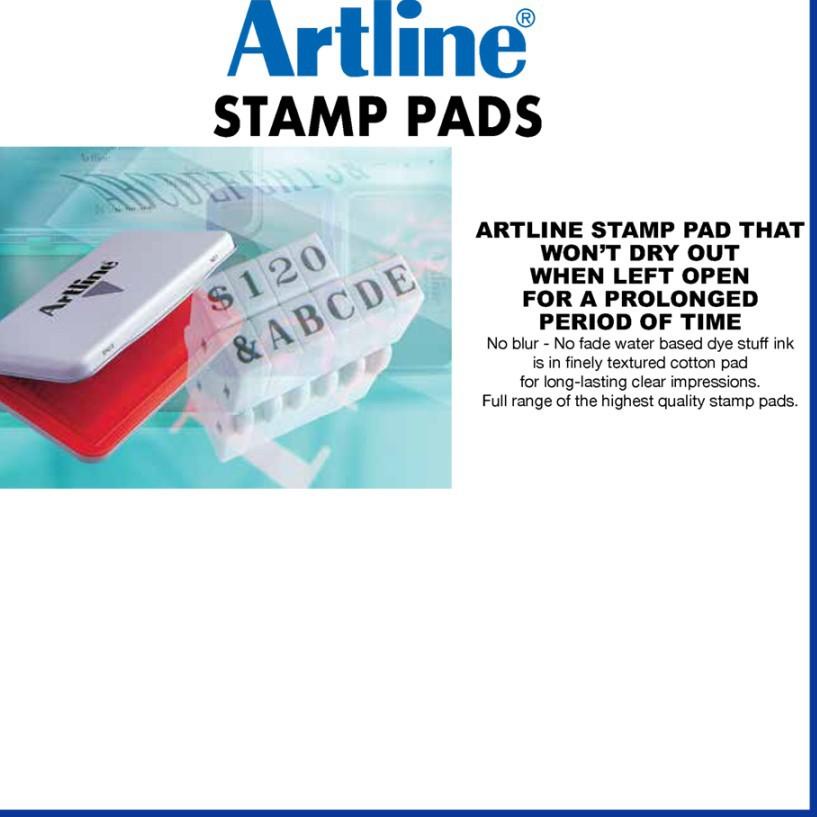

[KODE K7AGW] STAMP PAD ARTLINE BANTALAN TINTA STEMPEL EHJU-4