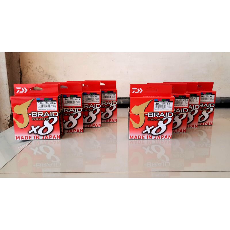 Senar PE Daiwa J-Braid Grand Multicolour